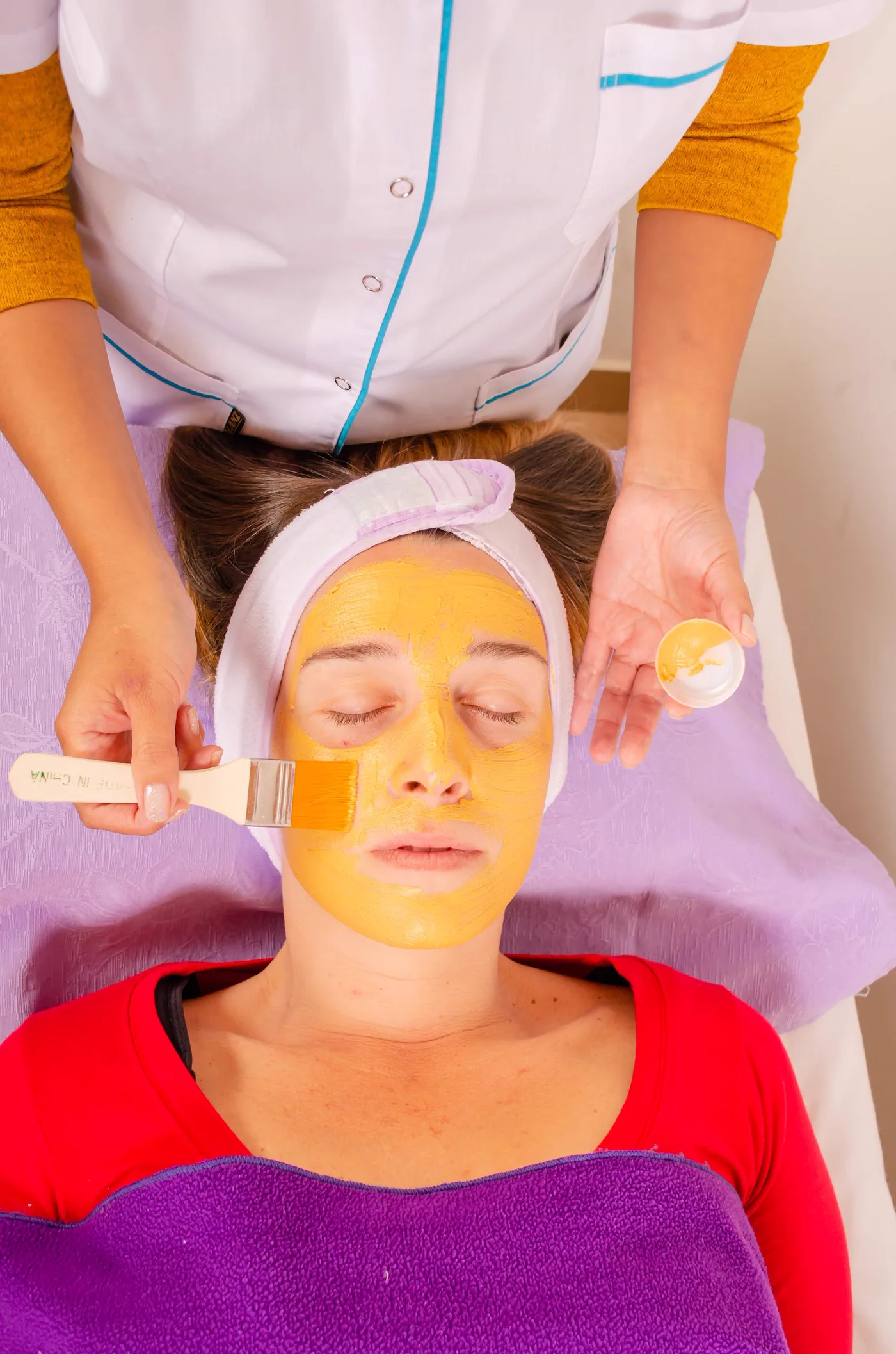 Sesión de limpieza facial